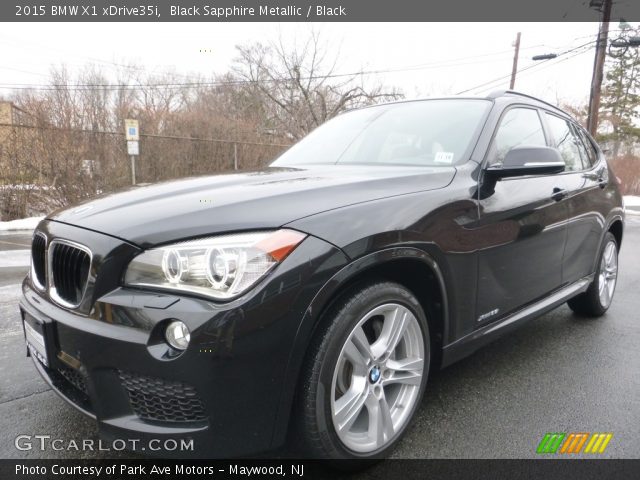 2015 BMW X1 xDrive35i in Black Sapphire Metallic