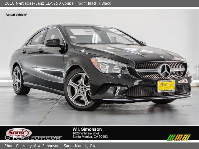 2018 Mercedes-Benz CLA 250 Coupe in Night Black