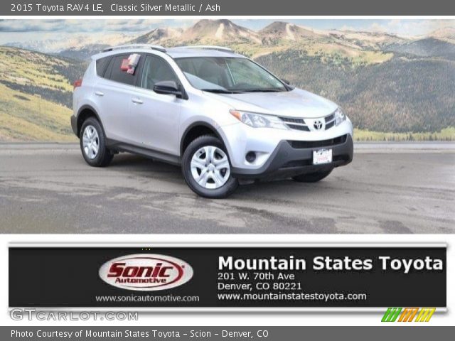 2015 Toyota RAV4 LE in Classic Silver Metallic