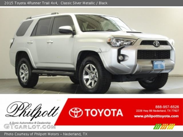 2015 Toyota 4Runner Trail 4x4 in Classic Silver Metallic