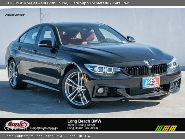 2018 BMW 4 Series 440i Gran Coupe in Black Sapphire Metallic
