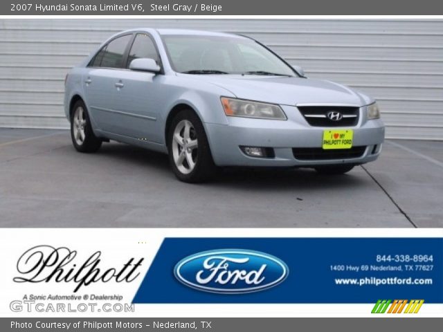 2007 Hyundai Sonata Limited V6 in Steel Gray