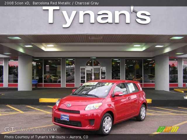 2008 Scion xD  in Barcelona Red Metallic