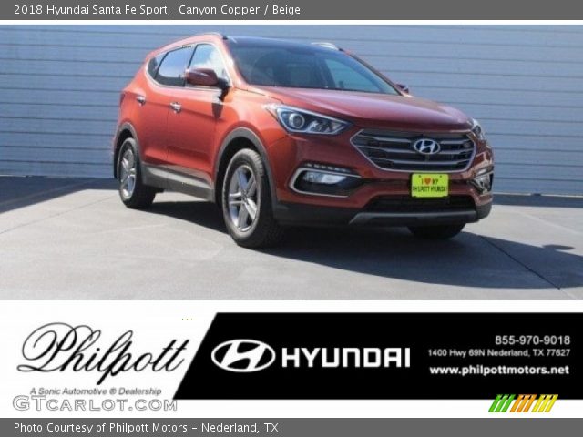 2018 Hyundai Santa Fe Sport  in Canyon Copper
