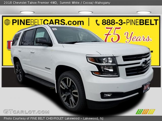 2018 Chevrolet Tahoe Premier 4WD in Summit White