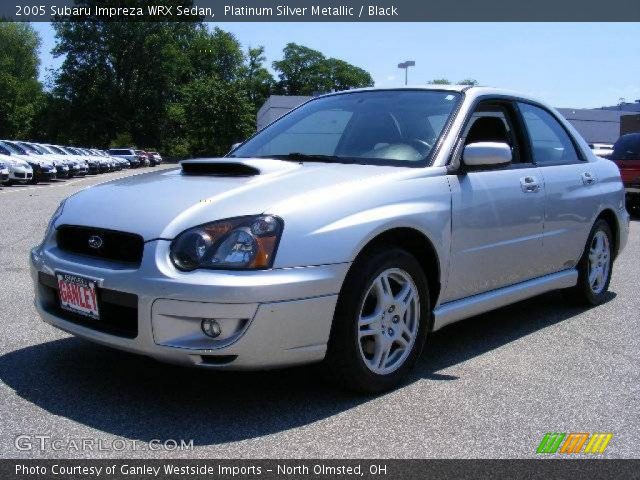 2005 Subaru Impreza WRX Sedan in Platinum Silver Metallic