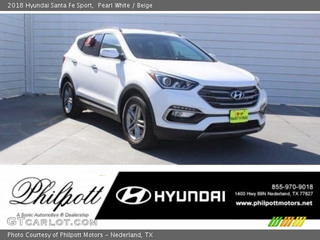 2018 Hyundai Santa Fe Sport  in Pearl White