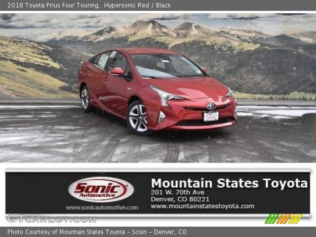 2018 Toyota Prius Four Touring in Hypersonic Red