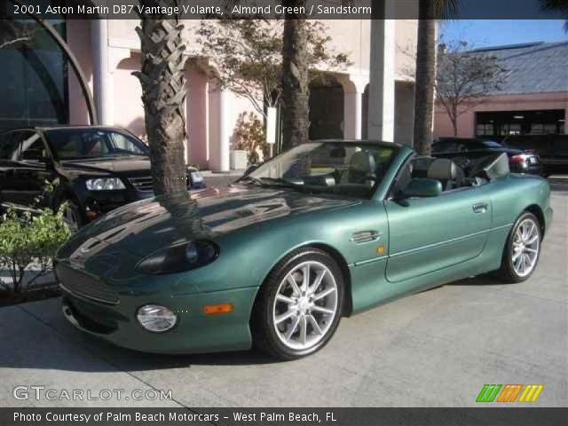 2001 Aston Martin DB7 Vantage Volante in Almond Green