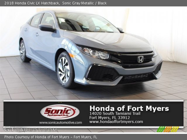 2018 Honda Civic LX Hatchback in Sonic Gray Metallic