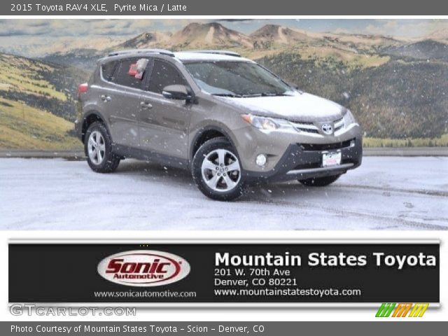 2015 Toyota RAV4 XLE in Pyrite Mica