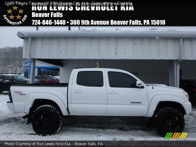 2013 Toyota Tacoma V6 TRD Double Cab 4x4 in Super White