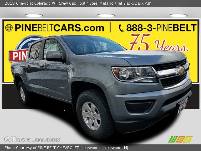 2018 Chevrolet Colorado WT Crew Cab in Satin Steel Metallic