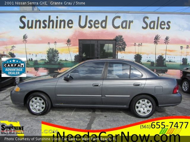 2001 Nissan Sentra GXE in Granite Gray