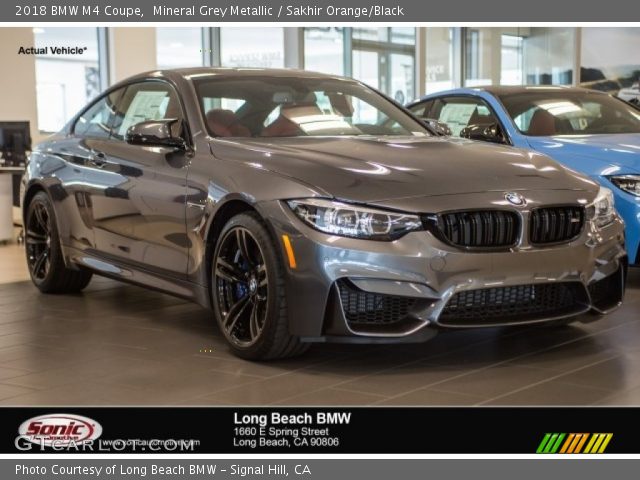 2018 BMW M4 Coupe in Mineral Grey Metallic