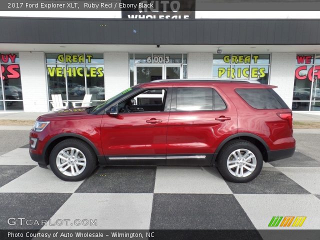 2017 Ford Explorer XLT in Ruby Red