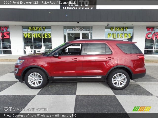 2017 Ford Explorer XLT in Ruby Red