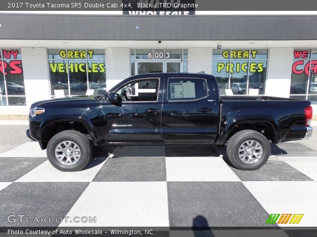 2017 Toyota Tacoma SR5 Double Cab 4x4 in Black