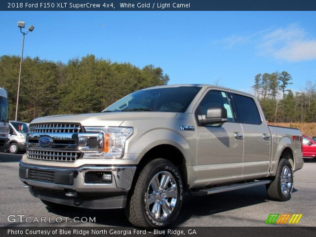 2018 Ford F150 XLT SuperCrew 4x4 in White Gold