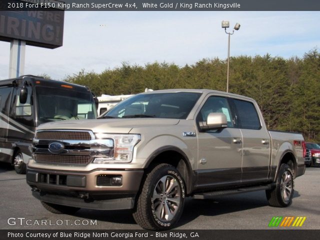 2018 Ford F150 King Ranch SuperCrew 4x4 in White Gold