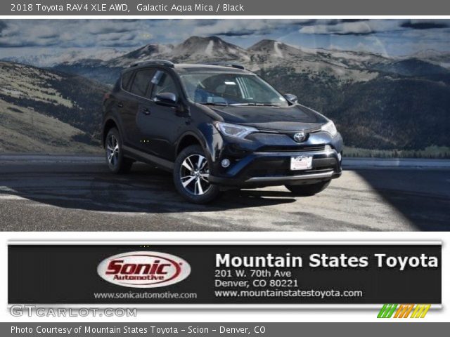 2018 Toyota RAV4 XLE AWD in Galactic Aqua Mica