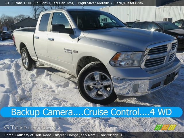 2017 Ram 1500 Big Horn Quad Cab 4x4 in Bright Silver Metallic