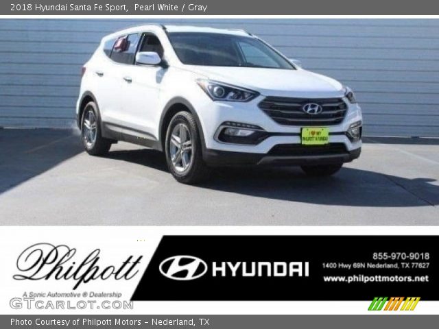 2018 Hyundai Santa Fe Sport  in Pearl White