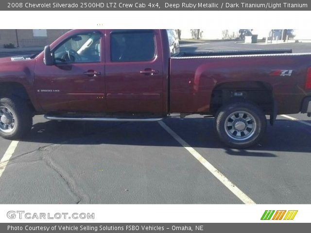 2008 Chevrolet Silverado 2500HD LTZ Crew Cab 4x4 in Deep Ruby Metallic