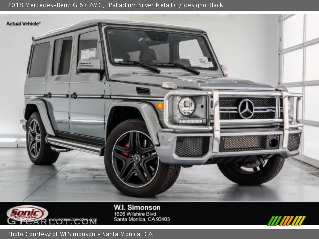 2018 Mercedes-Benz G 63 AMG in Palladium Silver Metallic