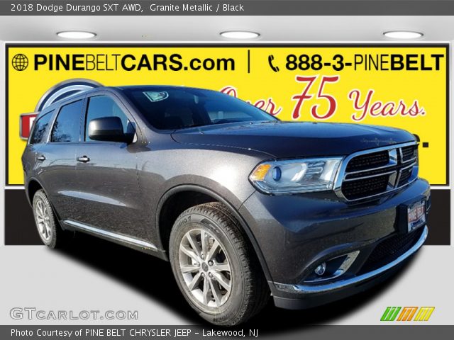 2018 Dodge Durango SXT AWD in Granite Metallic
