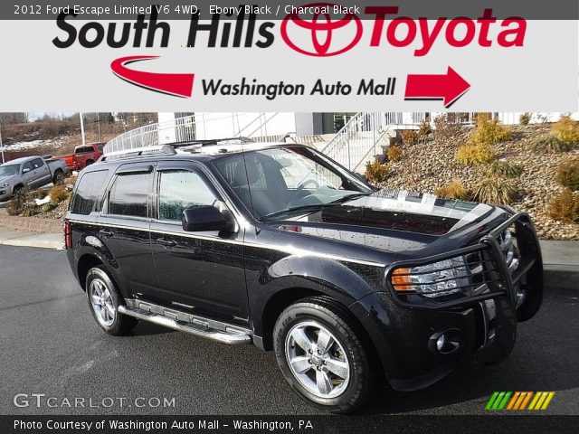 2012 Ford Escape Limited V6 4WD in Ebony Black