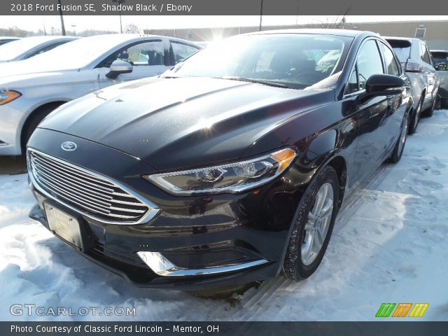 2018 Ford Fusion SE in Shadow Black