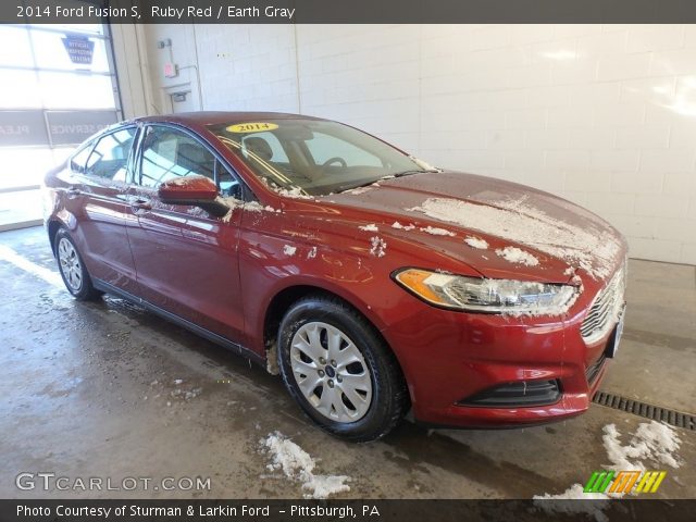 2014 Ford Fusion S in Ruby Red