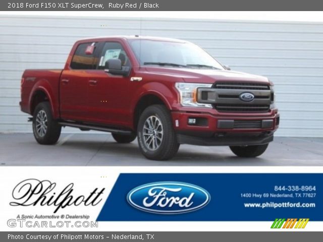 2018 Ford F150 XLT SuperCrew in Ruby Red