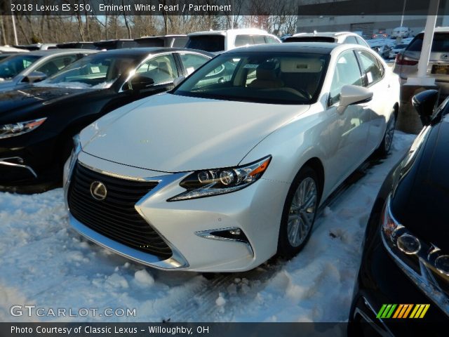 2018 Lexus ES 350 in Eminent White Pearl