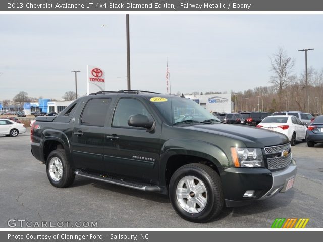 2013 Chevrolet Avalanche LT 4x4 Black Diamond Edition in Fairway Metallic