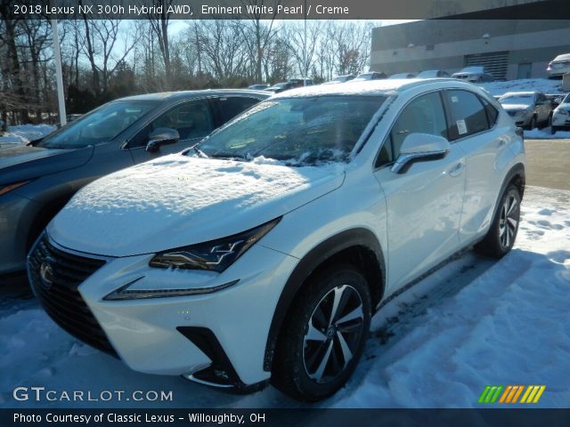 2018 Lexus NX 300h Hybrid AWD in Eminent White Pearl