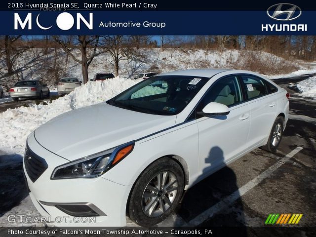 2016 Hyundai Sonata SE in Quartz White Pearl