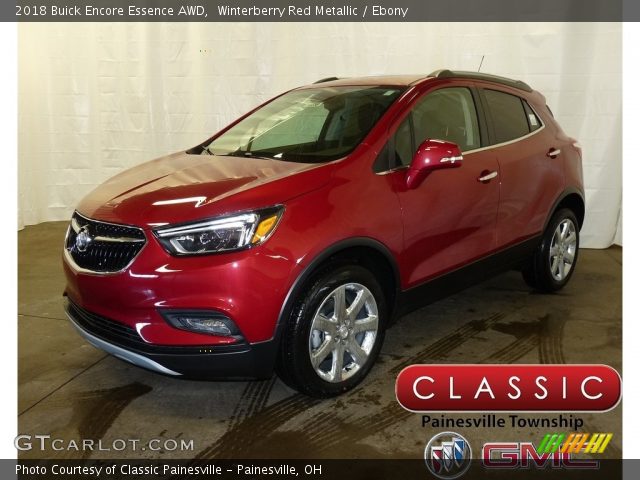 2018 Buick Encore Essence AWD in Winterberry Red Metallic