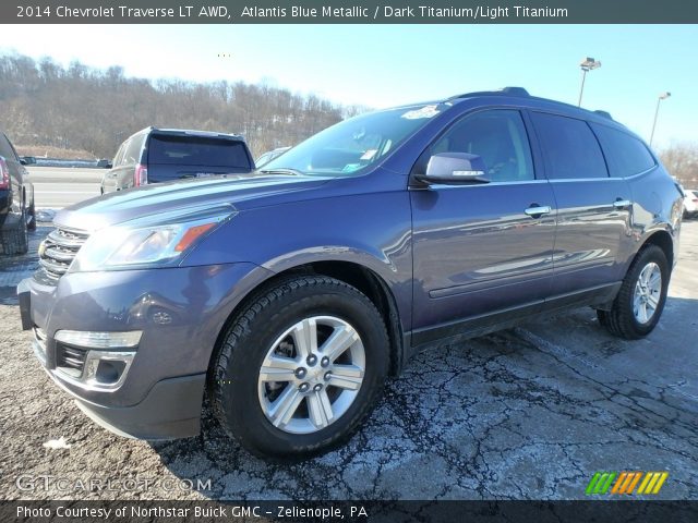 2014 Chevrolet Traverse LT AWD in Atlantis Blue Metallic