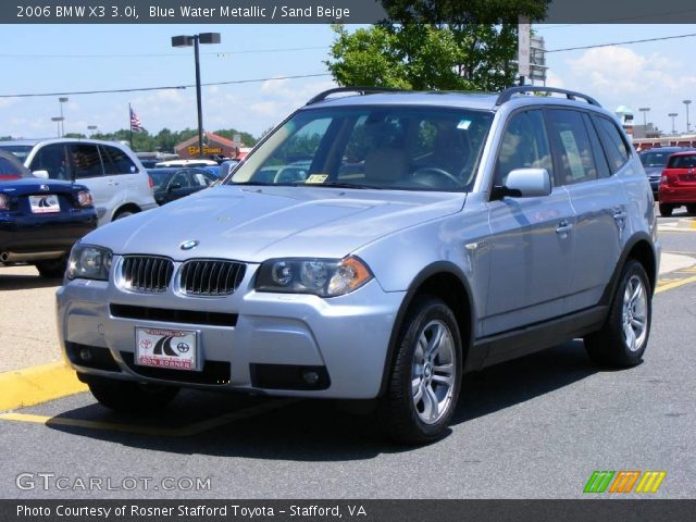 2006 BMW X3 3.0i in Blue Water Metallic