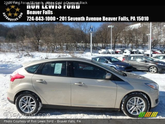 2018 Ford Focus SE Hatch in White Gold