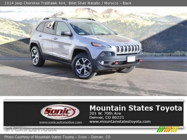 2014 Jeep Cherokee Trailhawk 4x4 in Billet Silver Metallic
