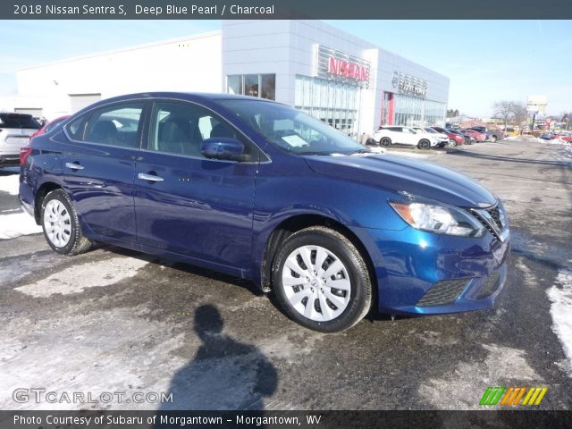 2018 Nissan Sentra S in Deep Blue Pearl