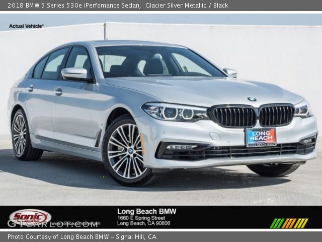 2018 BMW 5 Series 530e iPerfomance Sedan in Glacier Silver Metallic