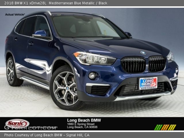 2018 BMW X1 xDrive28i in Mediterranean Blue Metallic