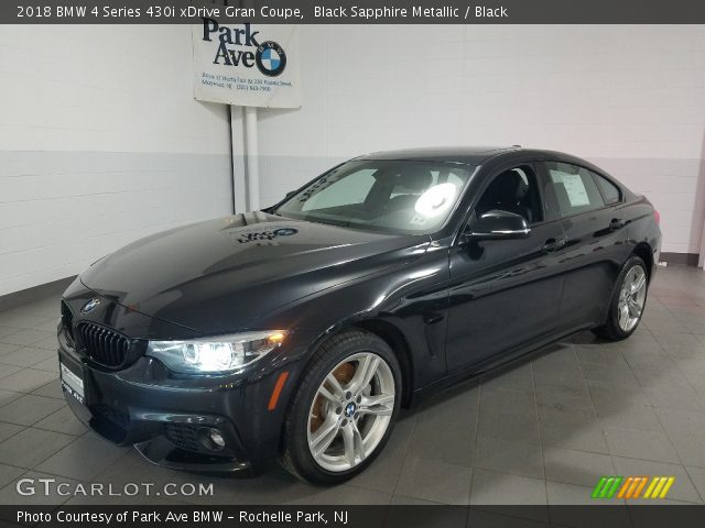 2018 BMW 4 Series 430i xDrive Gran Coupe in Black Sapphire Metallic