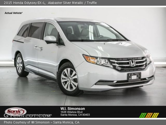 2015 Honda Odyssey EX-L in Alabaster Silver Metallic