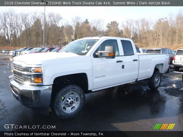 2018 Chevrolet Silverado 2500HD Work Truck Double Cab 4x4 in Summit White