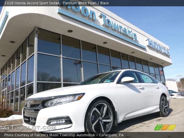 2018 Honda Accord Sport Sedan in Platinum White Pearl